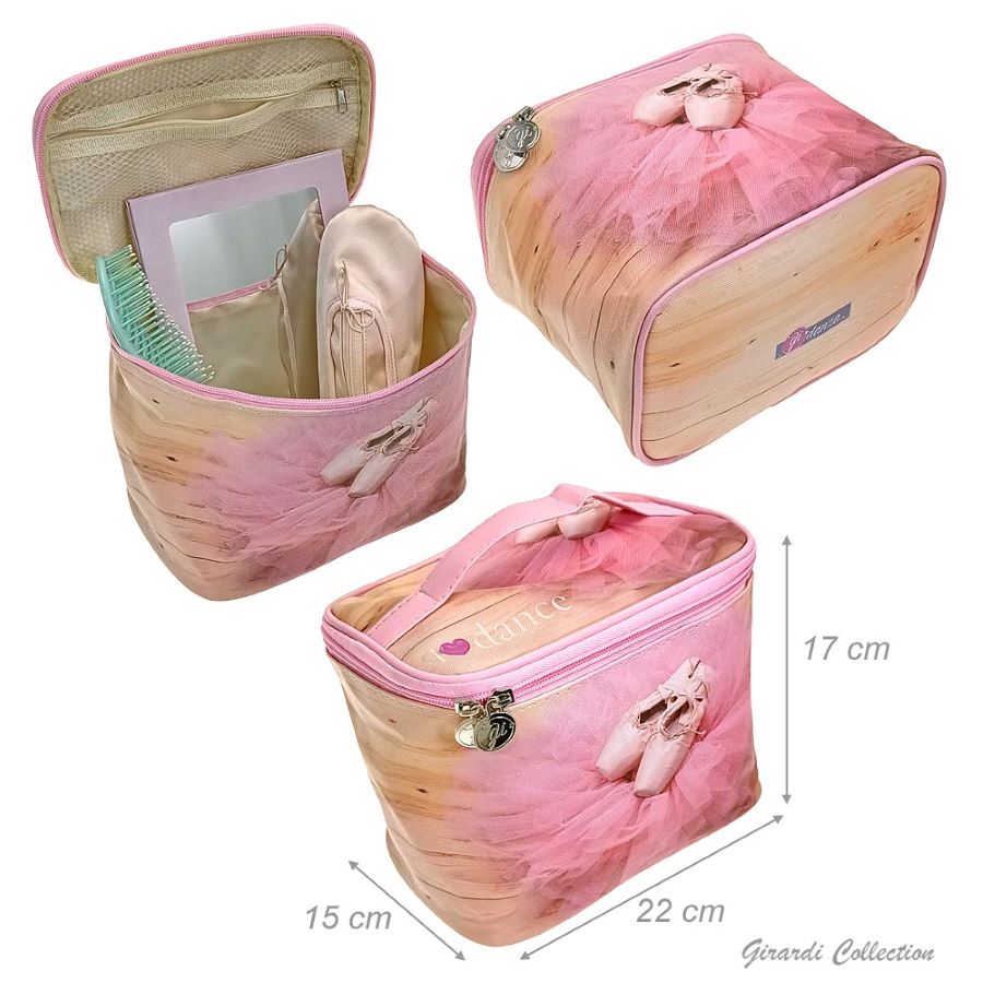 BEAUTY CASE IN SAFFIANO CON PUNTE E TUTU'